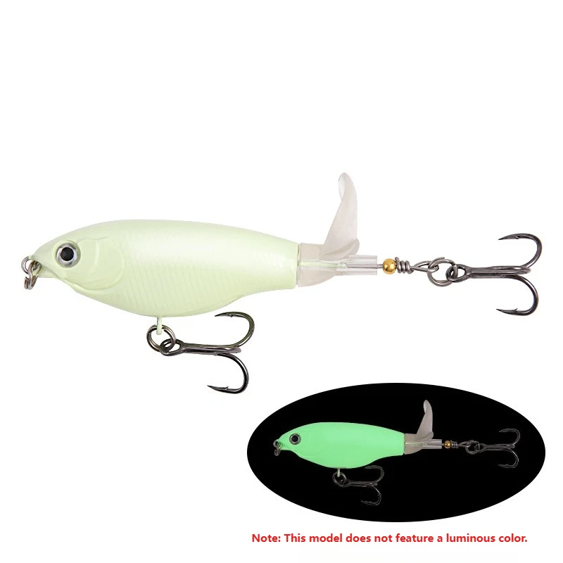 1Pcs 9.2cm 6g Topwater Top Water Fishing Lure Trolling Catfish Artificial Hard Bait with Soft Rotating Tail Fishing Tackle - Image 4